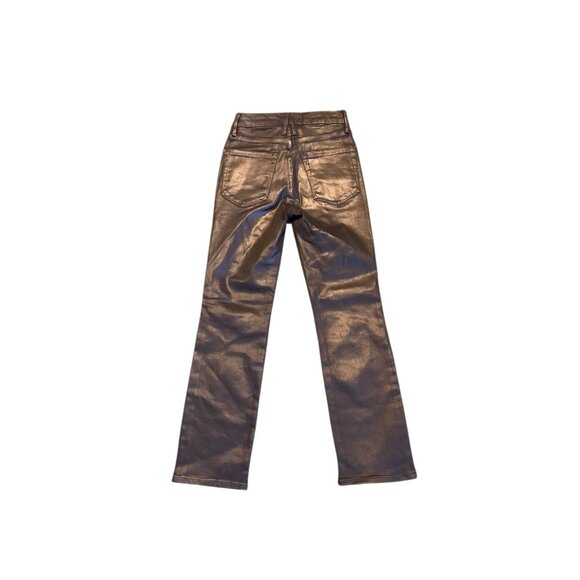 Good American Black Shinny Skinny Pants - Picture 6 of 7